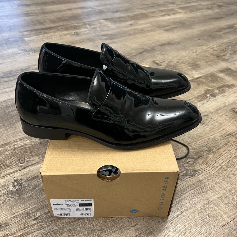 ALDO Black Patent Leather Loafers
